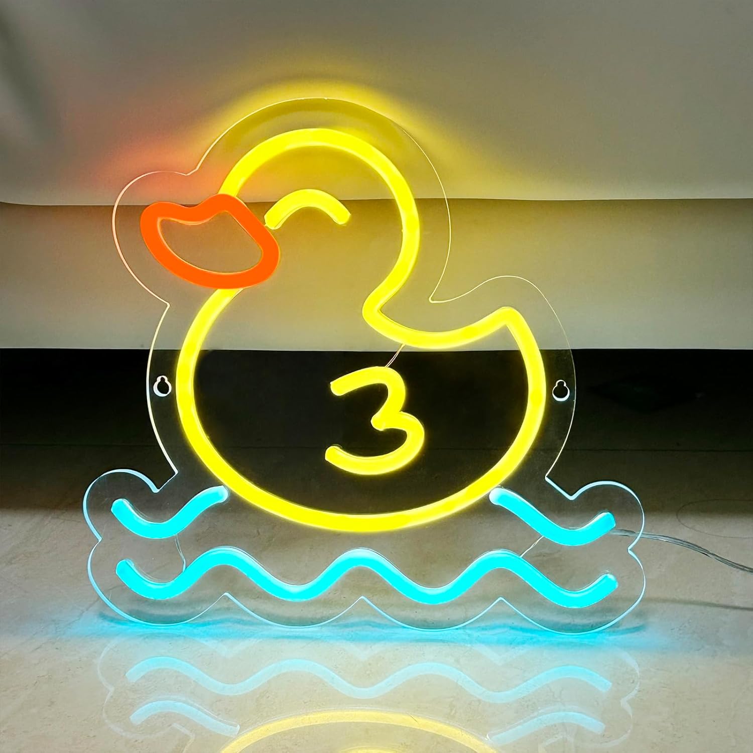 Duck  Neon Sign LED Wall Art U - огляд і ціна Baby Nursery Wall Lights